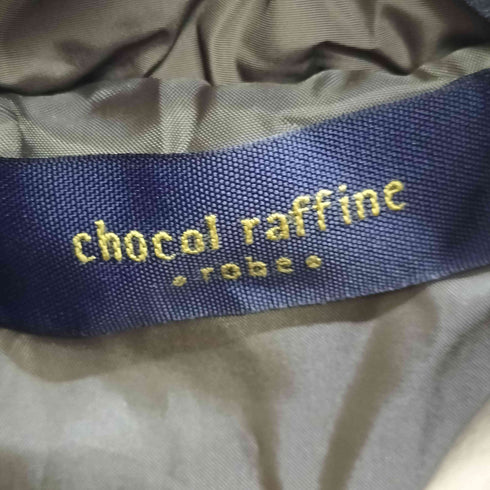 ショコラフィネローブ chocol raffine robe 中綿ロングコート レディース FREE